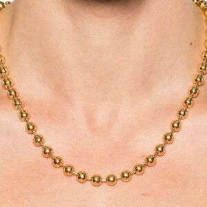 In Gold We Trust Paris Gold Ball Necklace